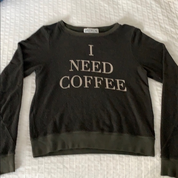 Wildfox Tops - WILDFOX “I need coffee” sweatshirt